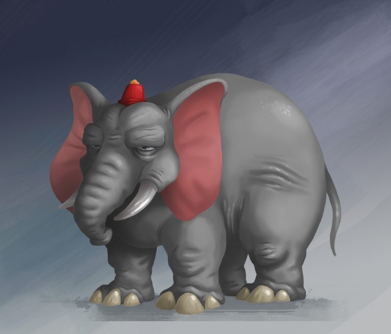 Elephant Game Character Design
