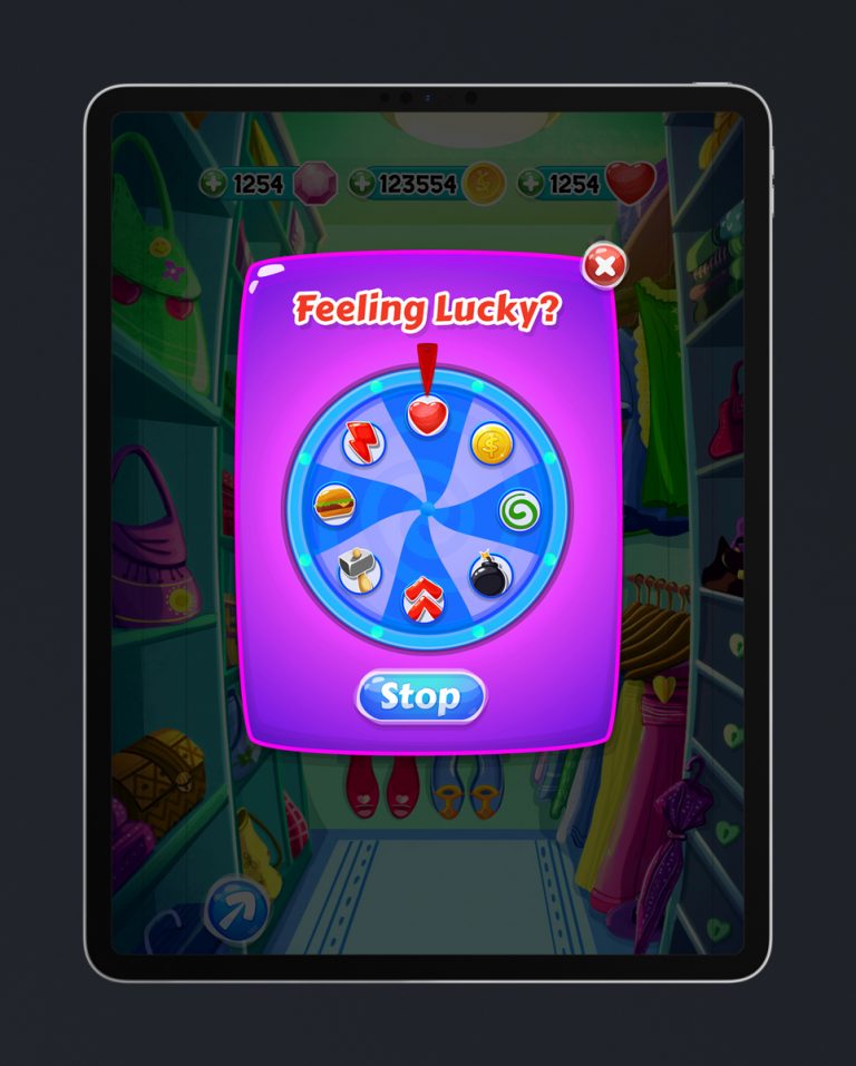 ARAB FASHIONISTA GAME UI - Pixune