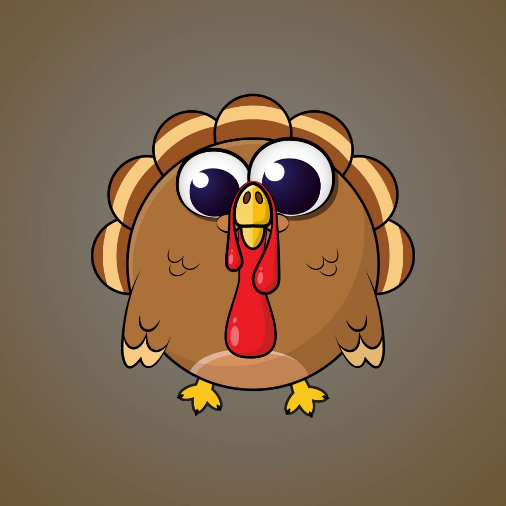 Turkey Minimal Vector Character Design For A Casual Mobile Game