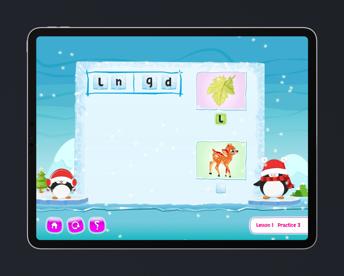 Children's English educational game design & development