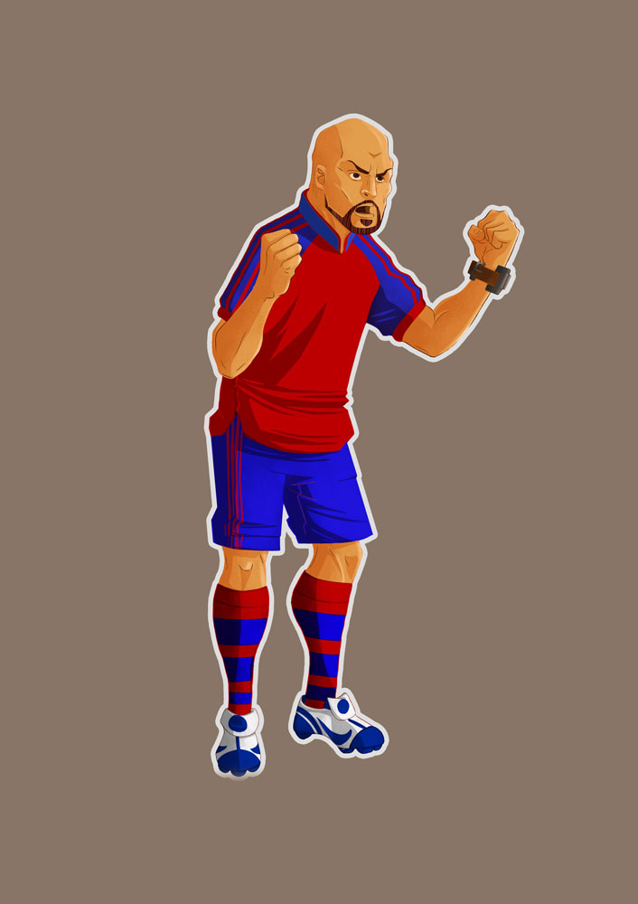 soccer player clothes