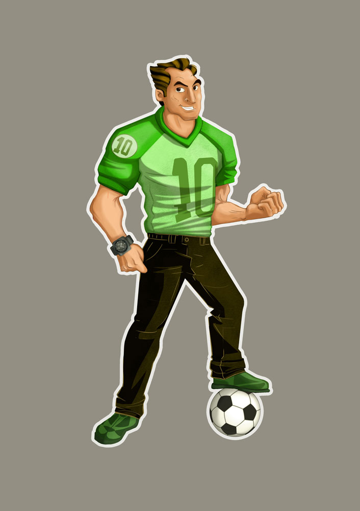 soccer player clothes