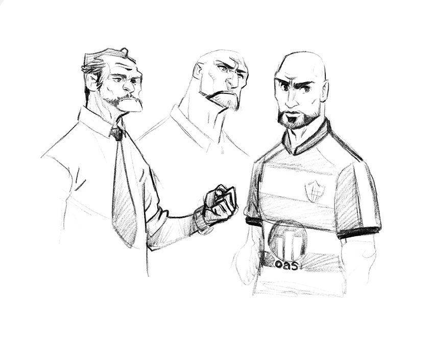 Soccer Players Game Character Drawing Sketches