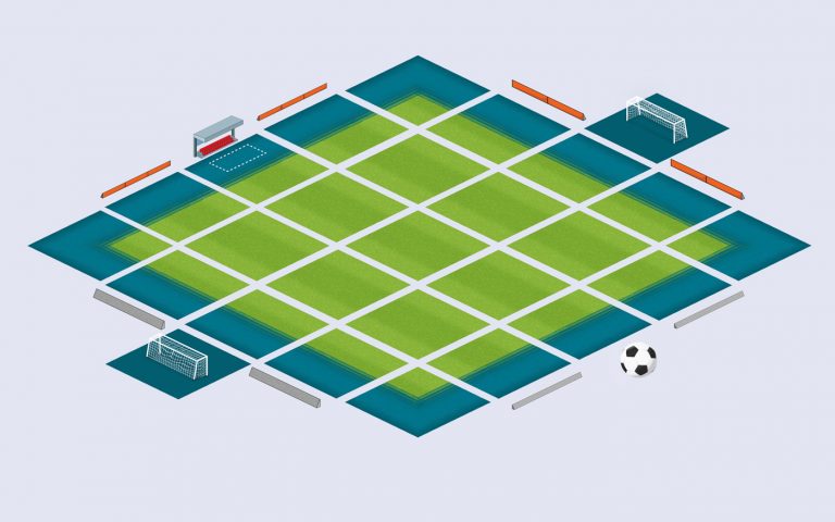 Soccer Stadium Isometric Game Tilesets