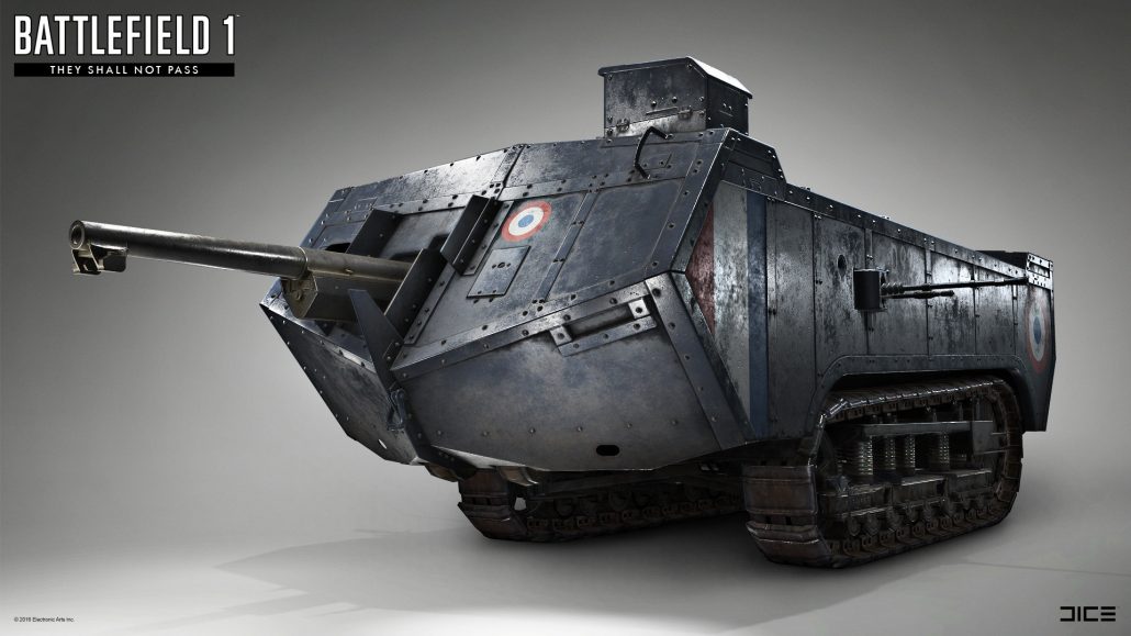 Game Vehicle Design Battlefield 1 - world war 1 tank