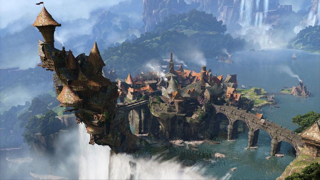 fable legends fantasy city - game environment design