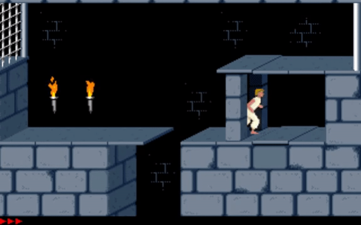 Prince of Persia (1989) - side scroller - old game - game animation