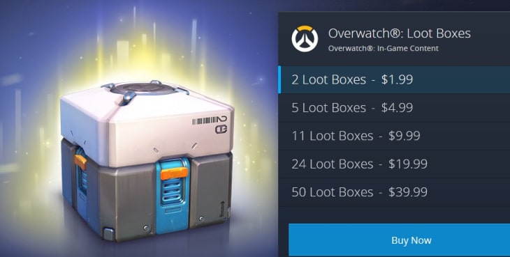 Overwatch - loot box - game monetization -