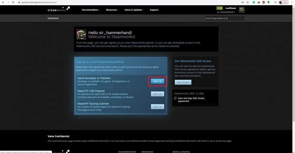 Steam Community (Steamworks Documentation)