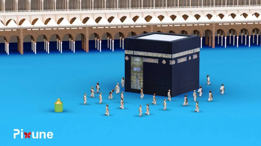Kaaba 3D Design 3D Animated Explainer Video