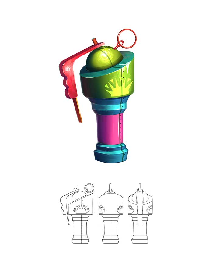 Flash Bombs Game Weapon Design Wb