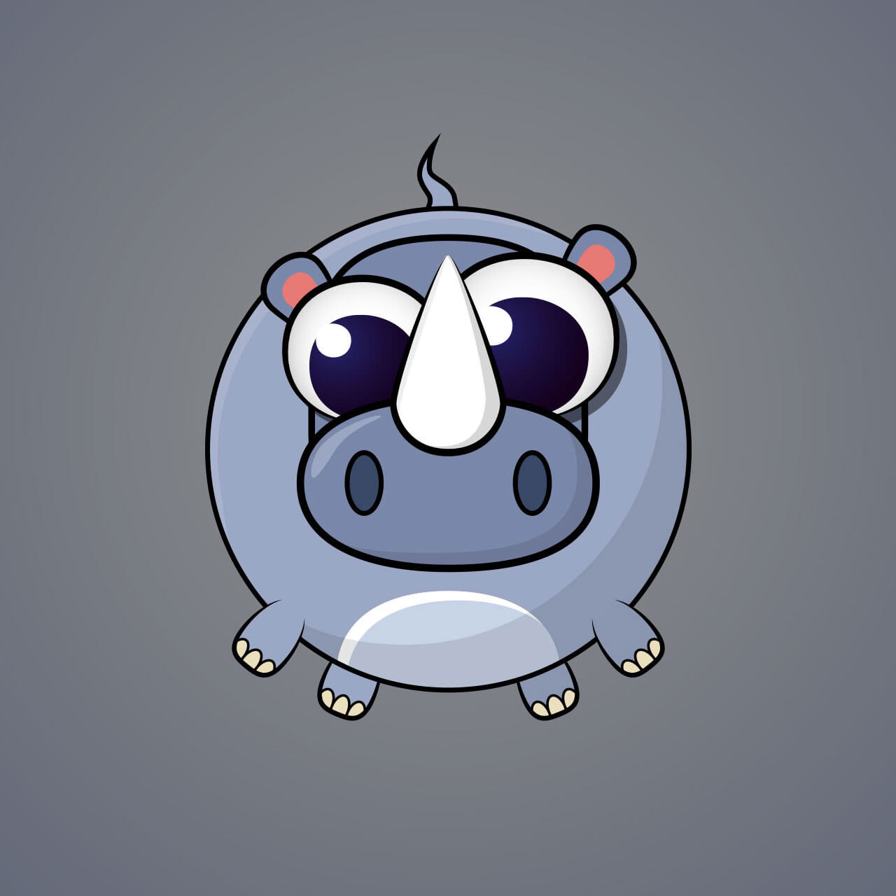Character Hippo Min