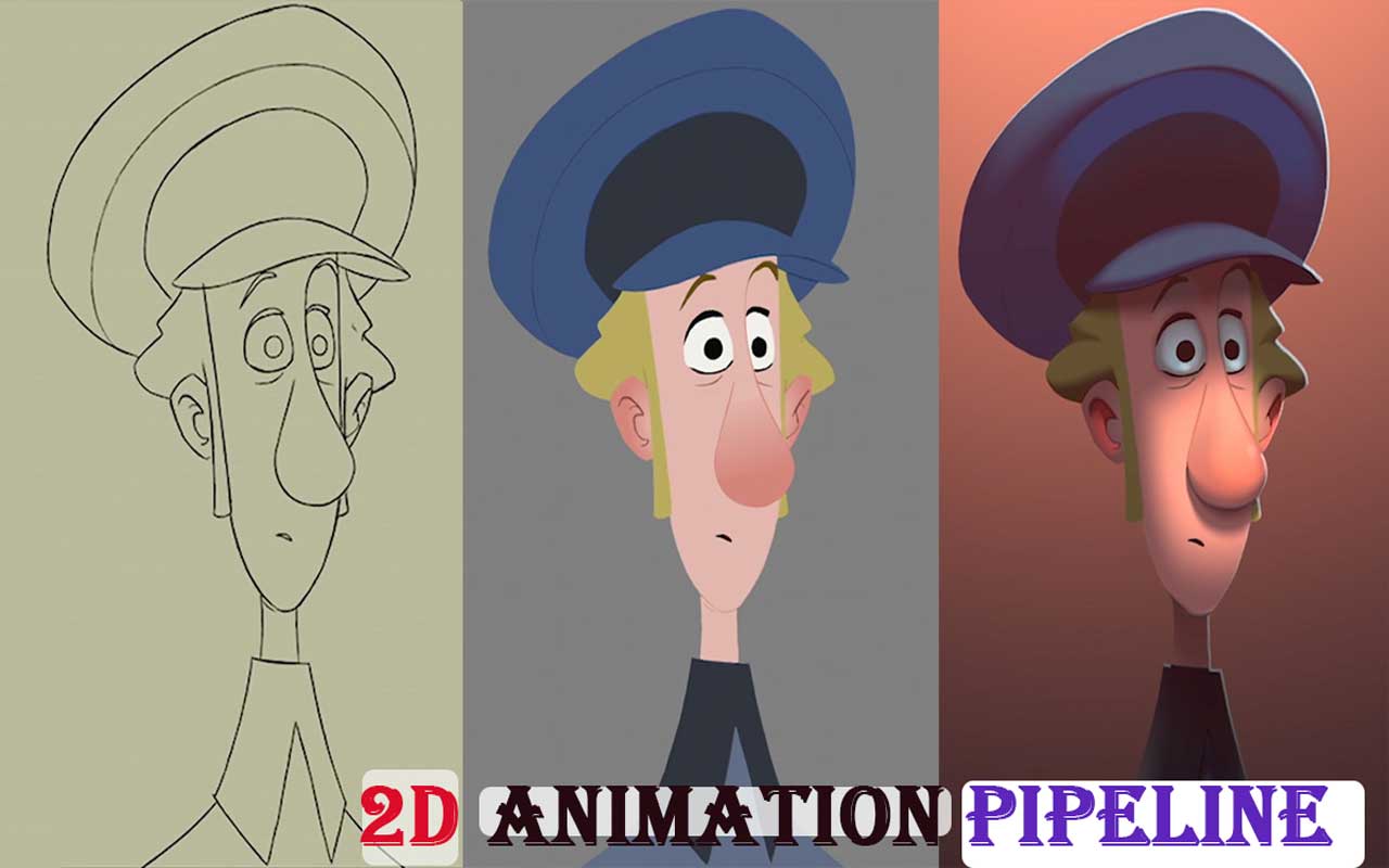 2D animation pipeline