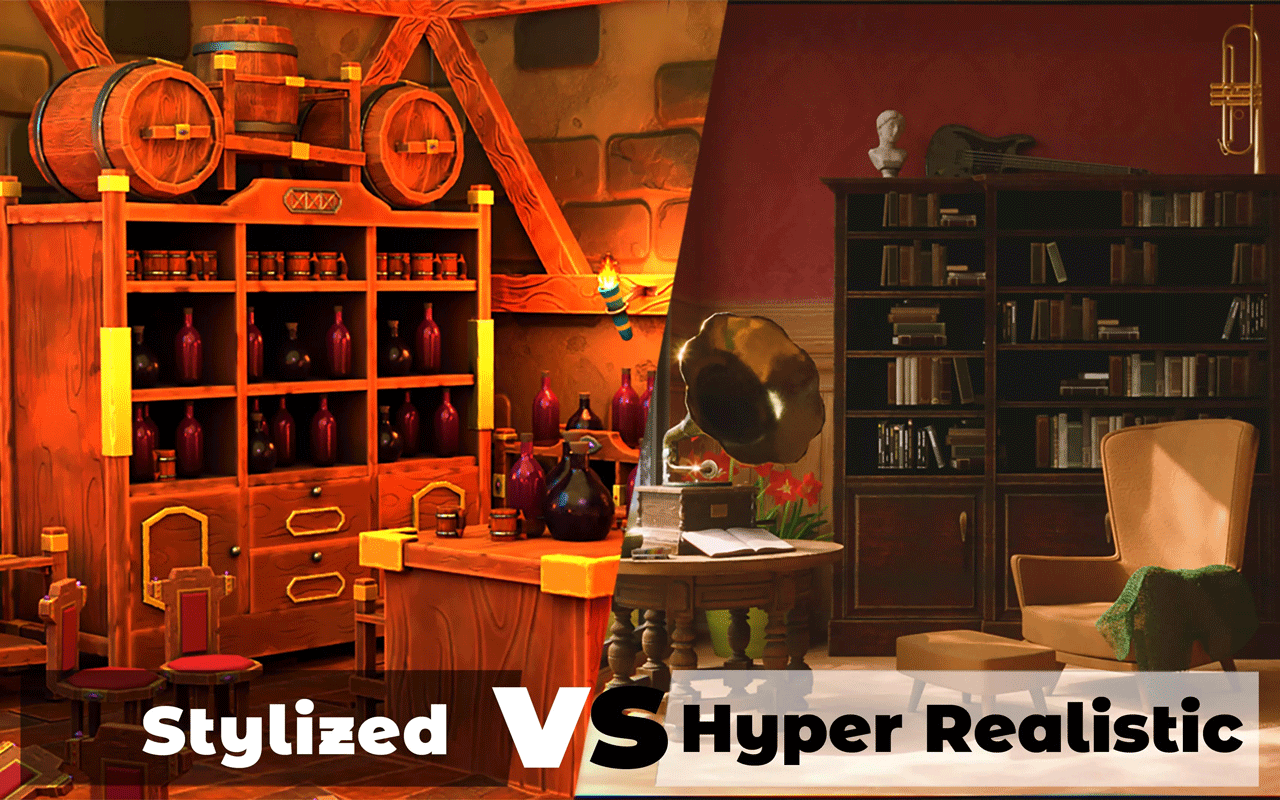 Stylized art vs realistic art