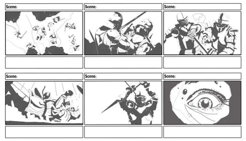 Rectangle Board Game Storyboard by pt-examples