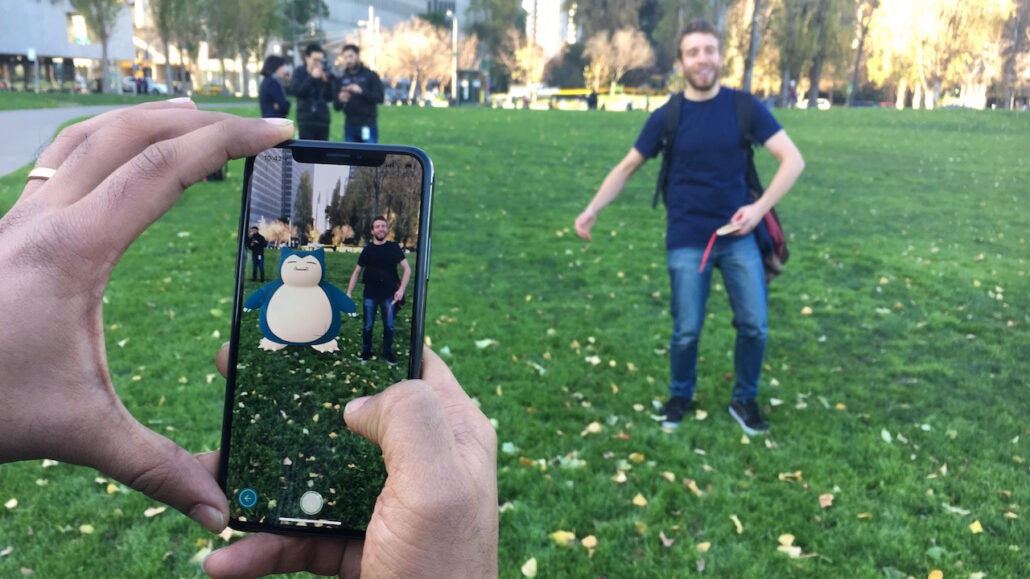 AR game, pokemon go, playing ar games