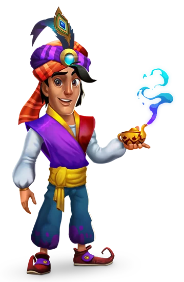 2D Aladdin Character Design