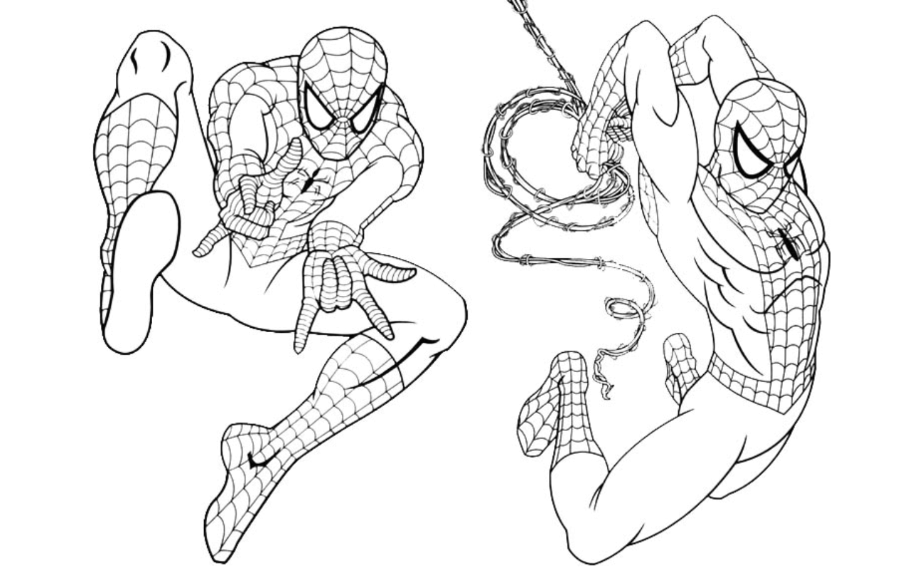 Spiderman Character Design Process