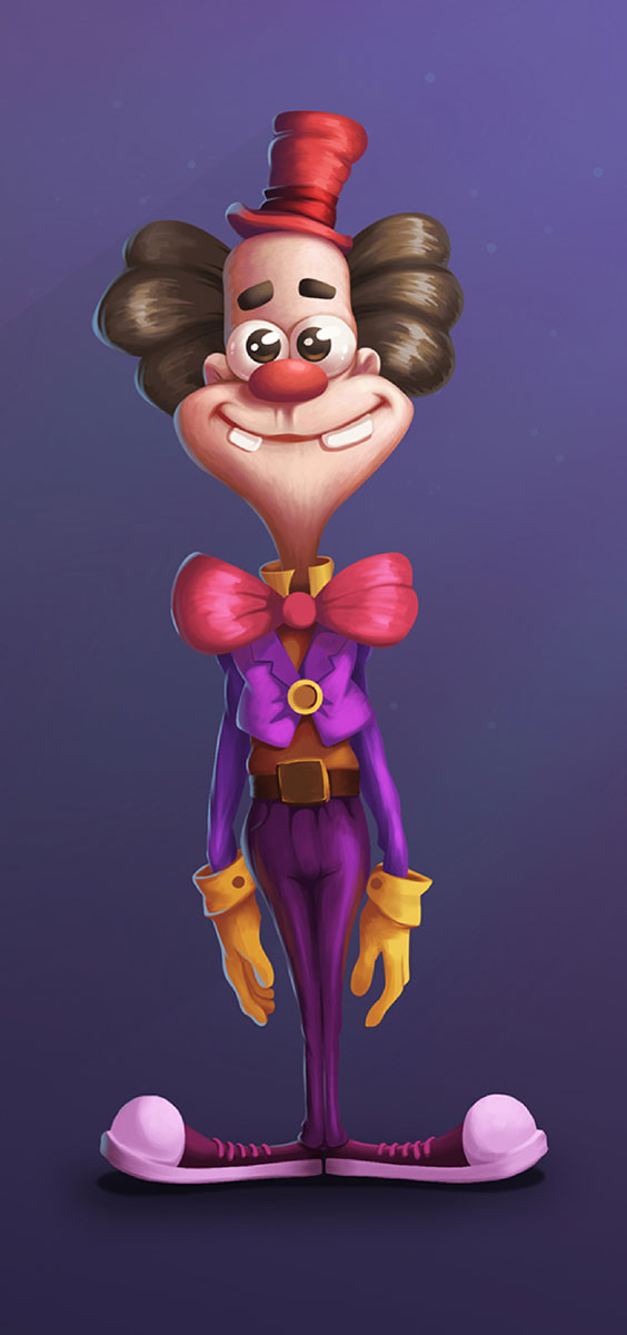 Stupid Clown character design