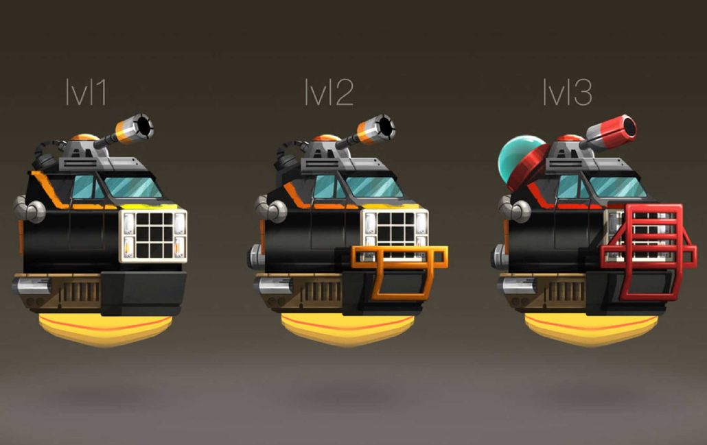 2D Game Vehicle Design