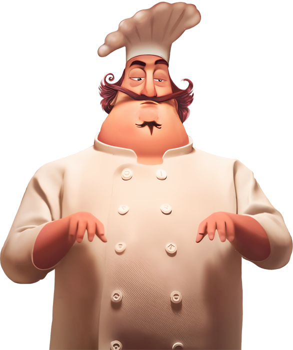 3D Animation Chef Character
