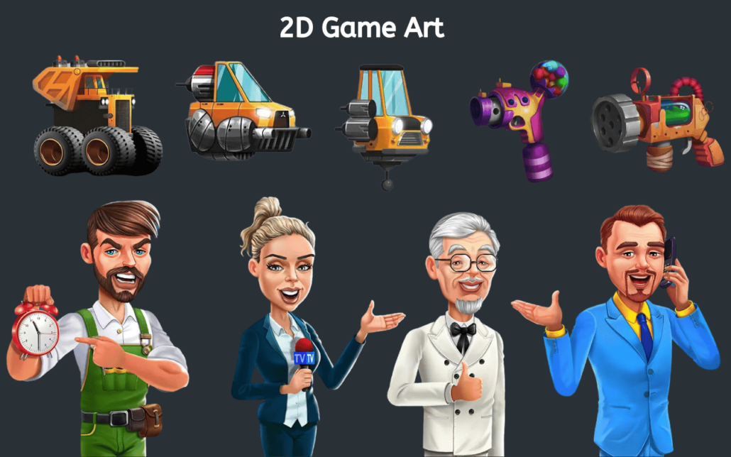 How Much Does 2D Art & 3D Art Cost? + Game Art Outsourcing