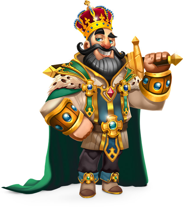 2D King Character Design