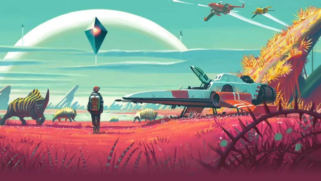 No Man's Sky - Unique game art styles