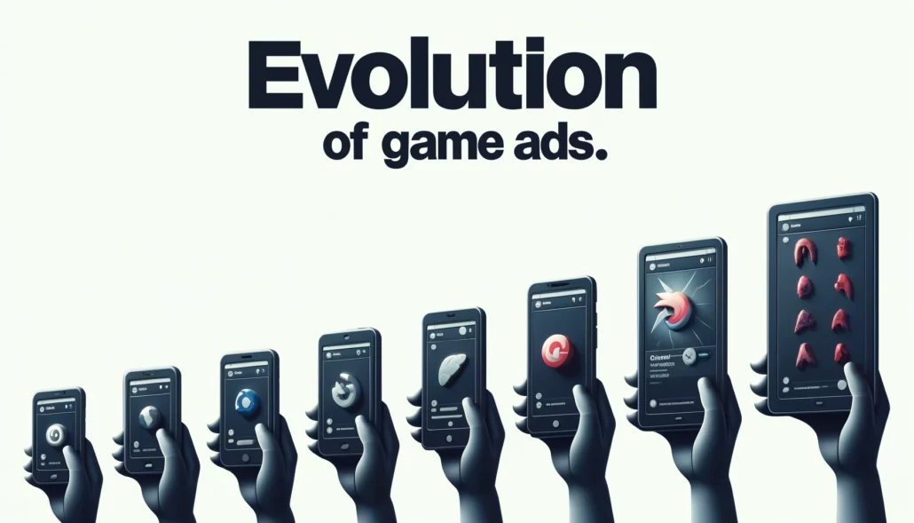 Feature image - Evolution of mobile game ads