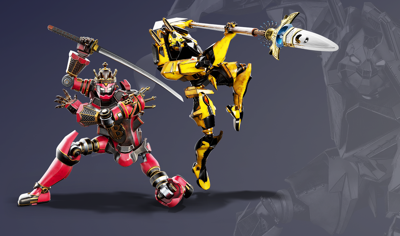 Character Modeling of robots with a fighting pose