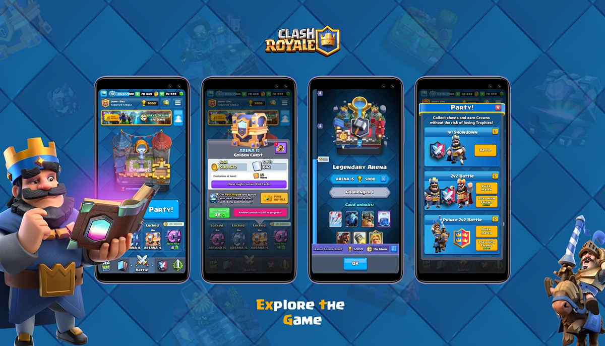 Clash royal ui