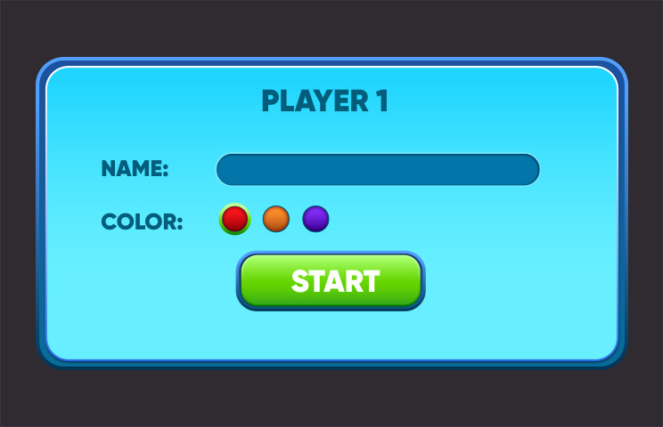 2D Game UI/UX design