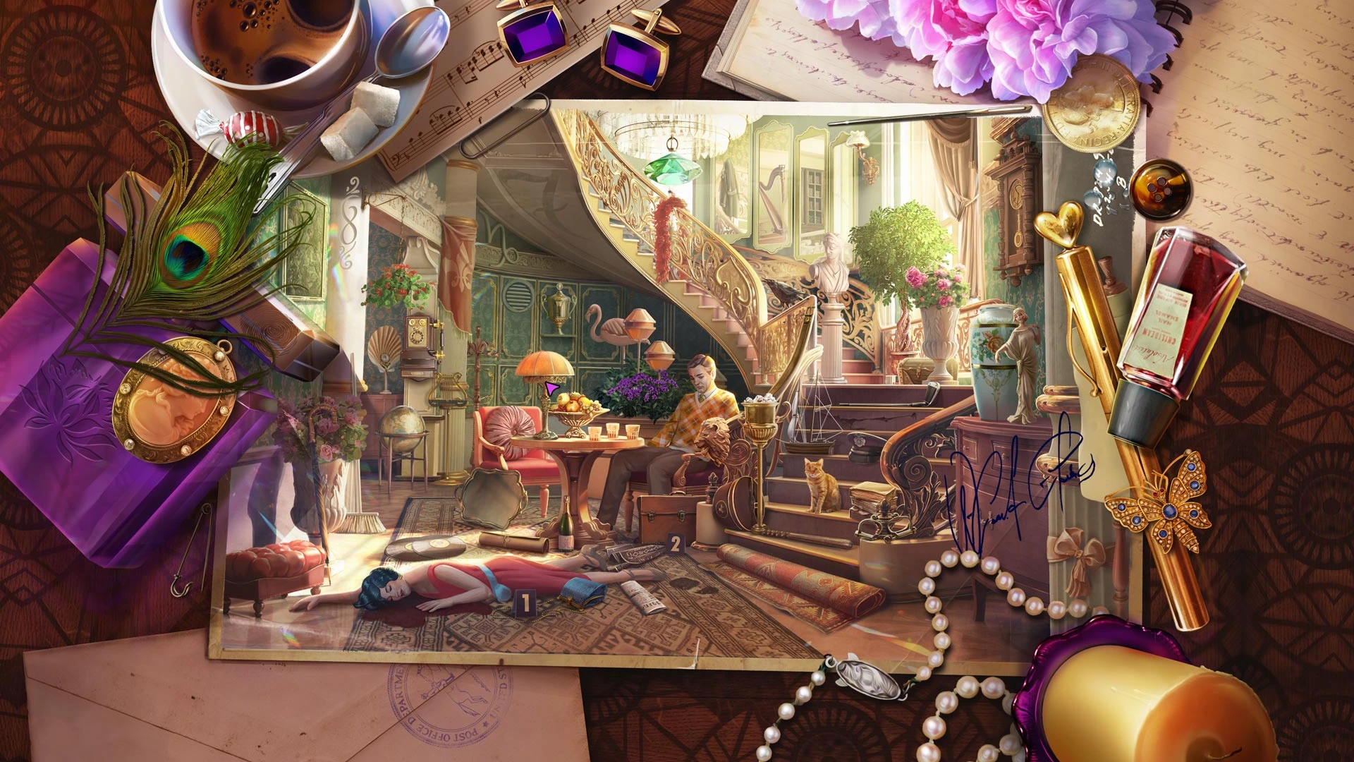 hidden objects game art - June's Journey