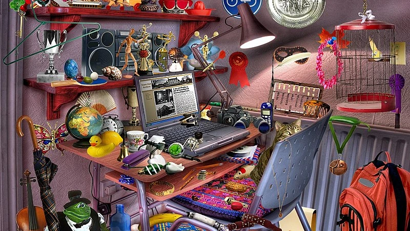 hidden objects game art