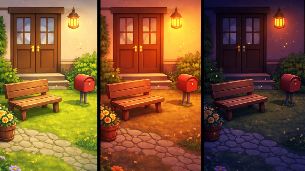 2D Art Light And Shadow