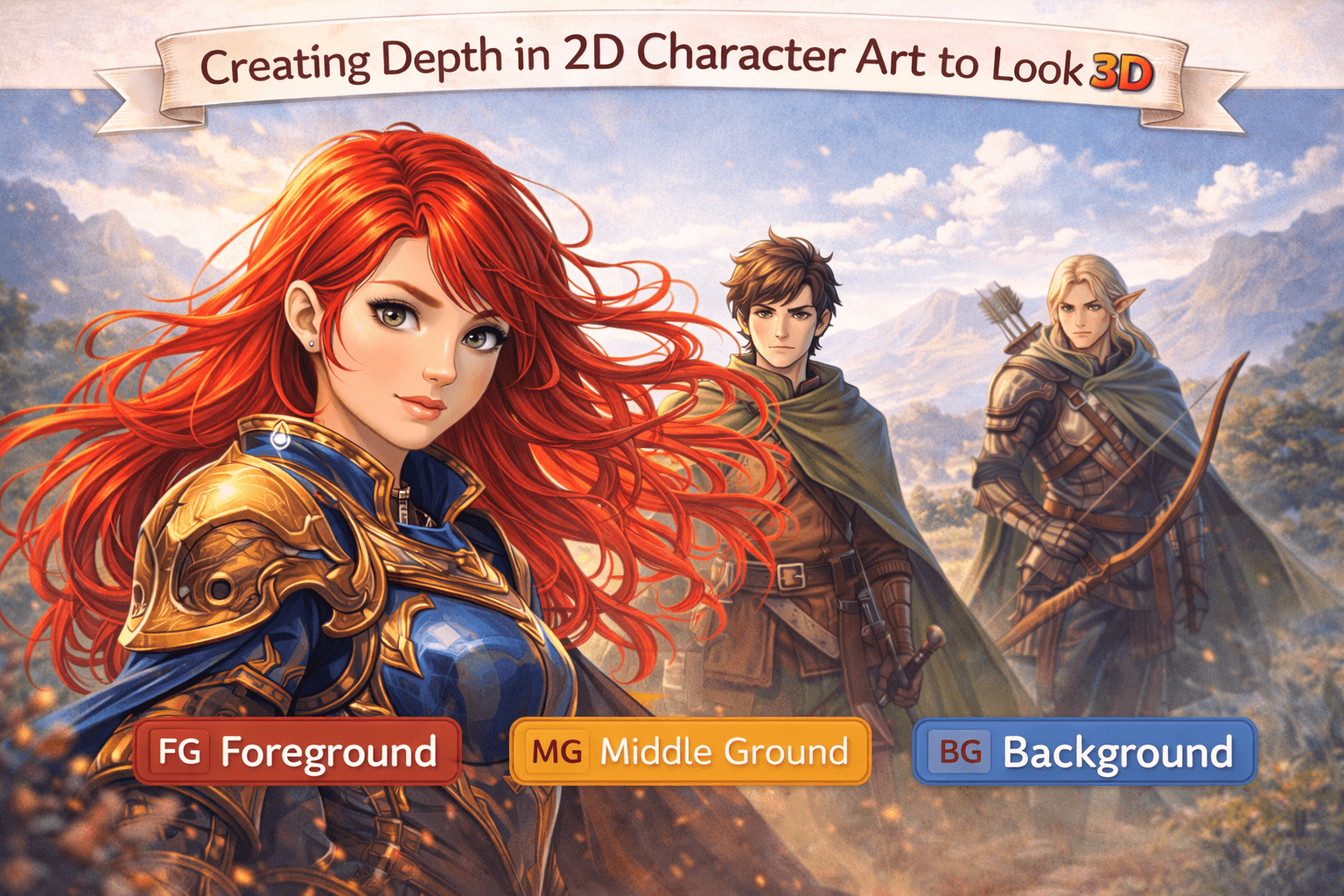Creating Depth In Character Art