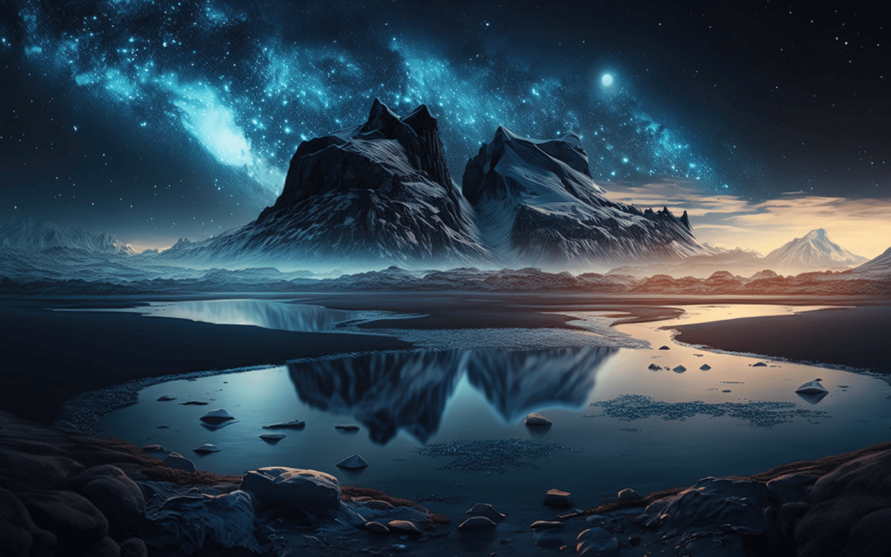 AI-Generated Backgrounds