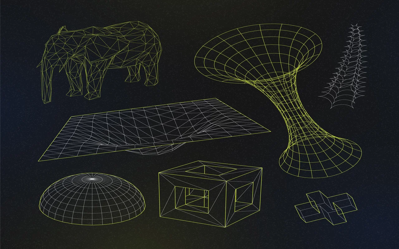 high poly and low poly design