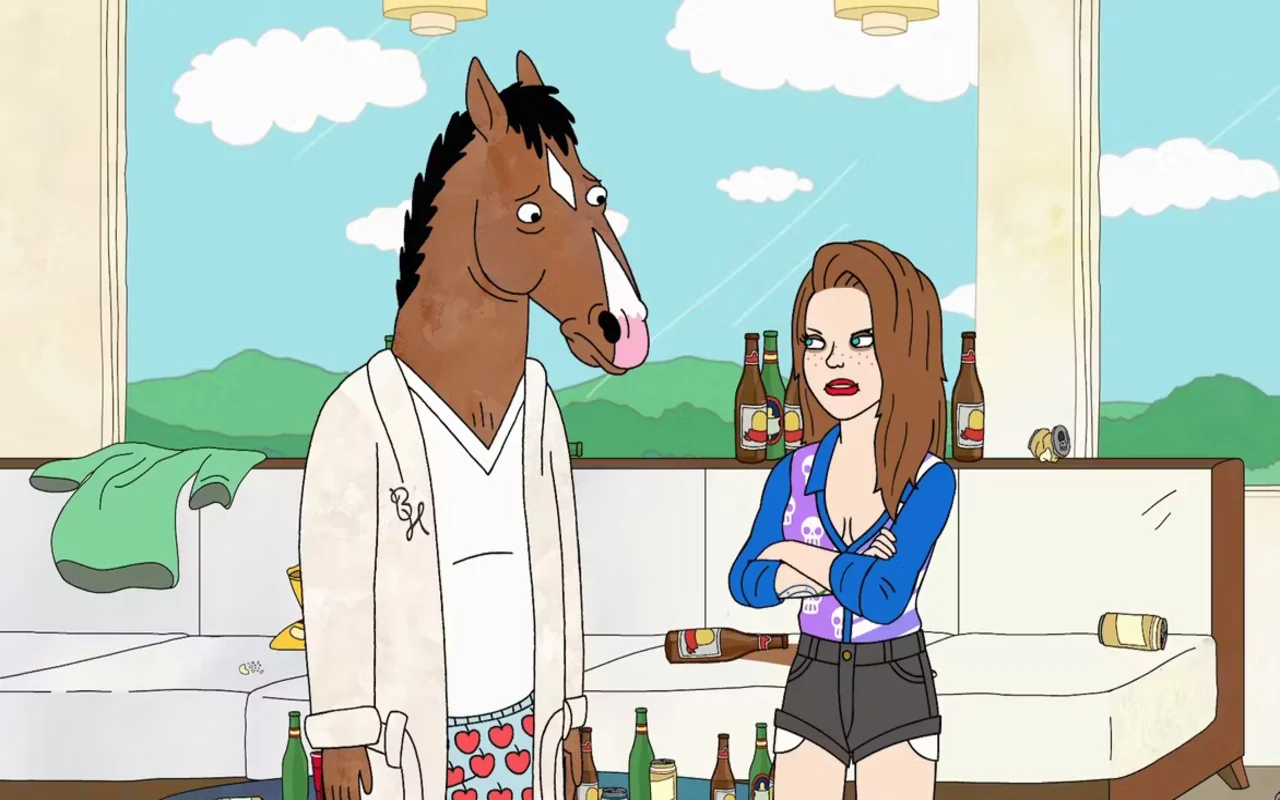 A scene from Bojack Horsman series