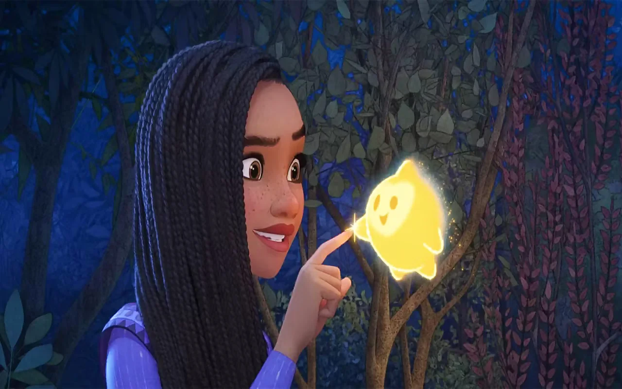 Asha with Star Character - Wish (2023)
