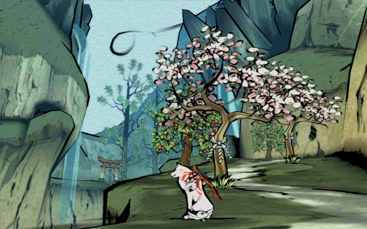 Okami-Game-Stylized-Art-Game
