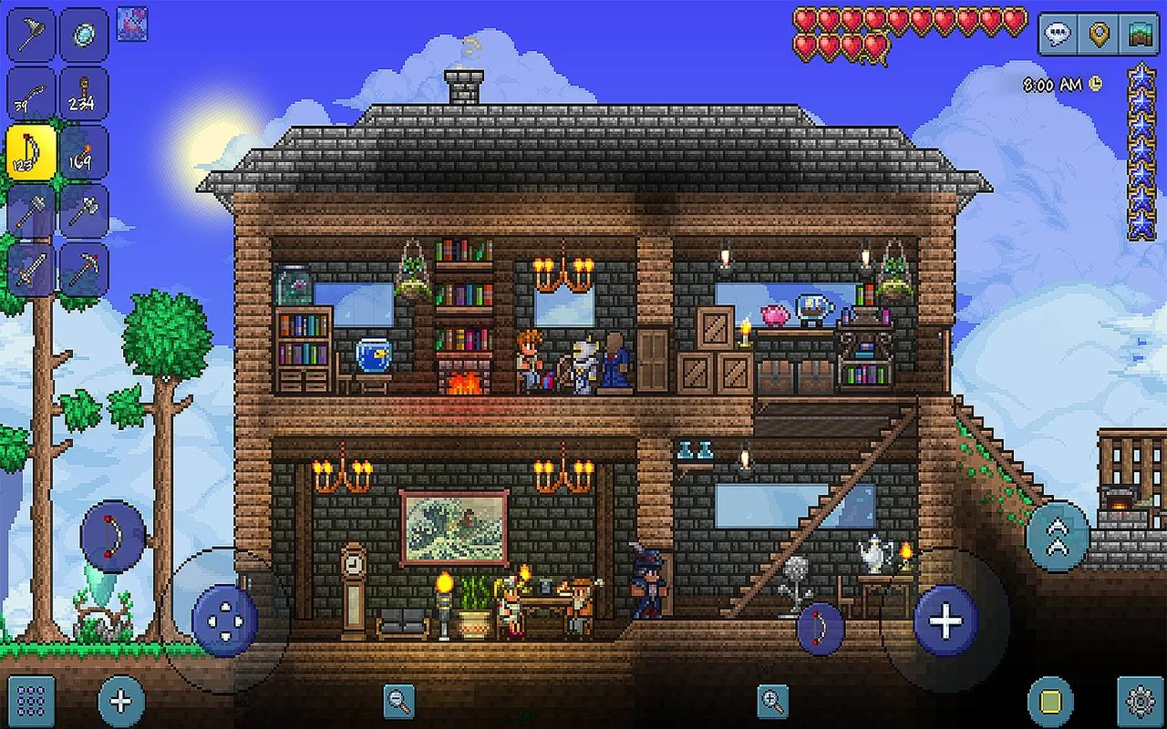 Terraria-Game-Pixel-Art-Game