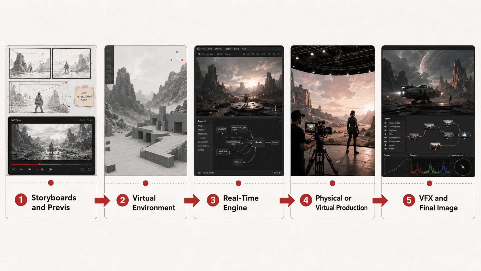 Virtual production workflow Virtual production workflow