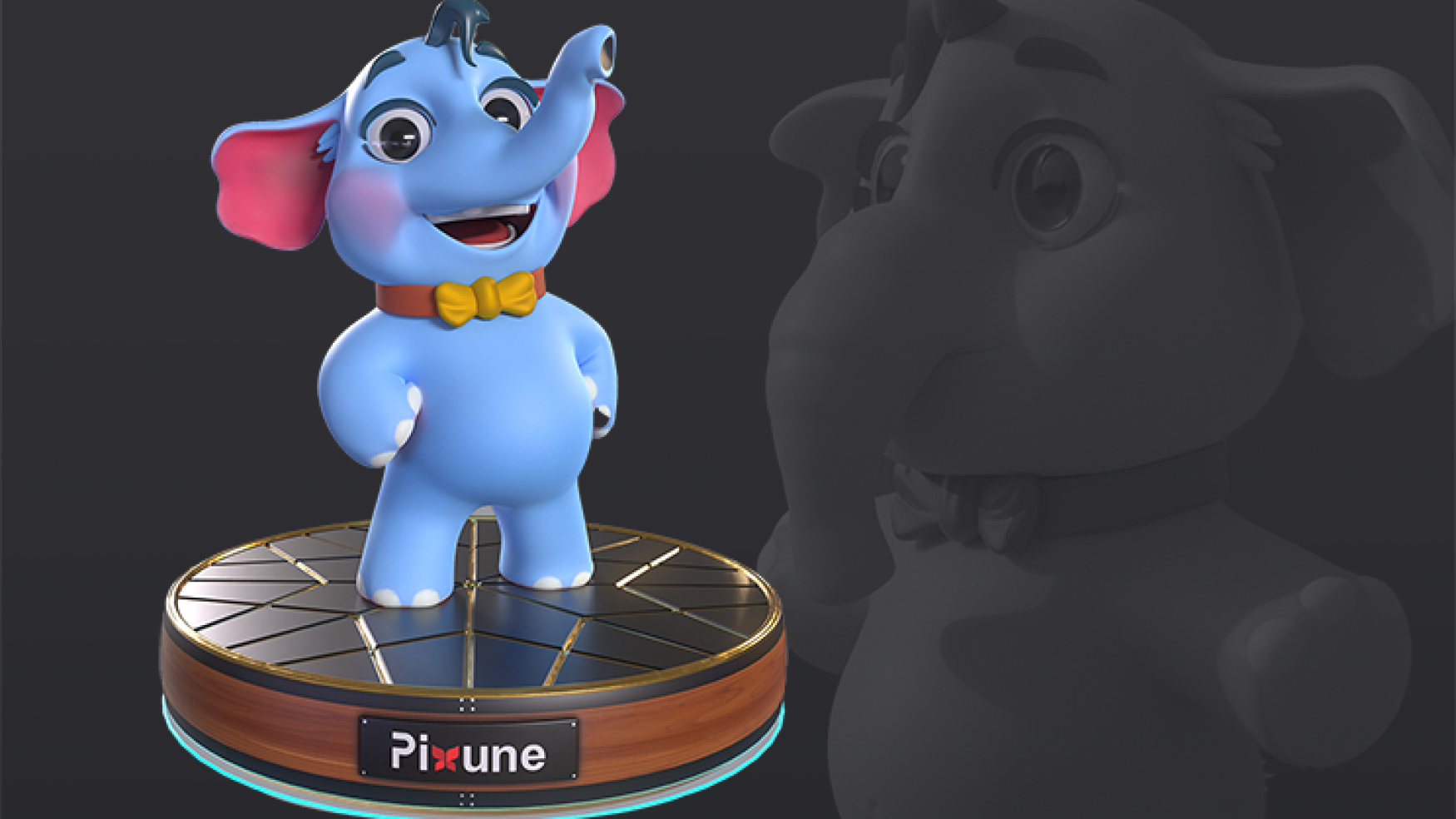 3D character design - 3D elephant character design