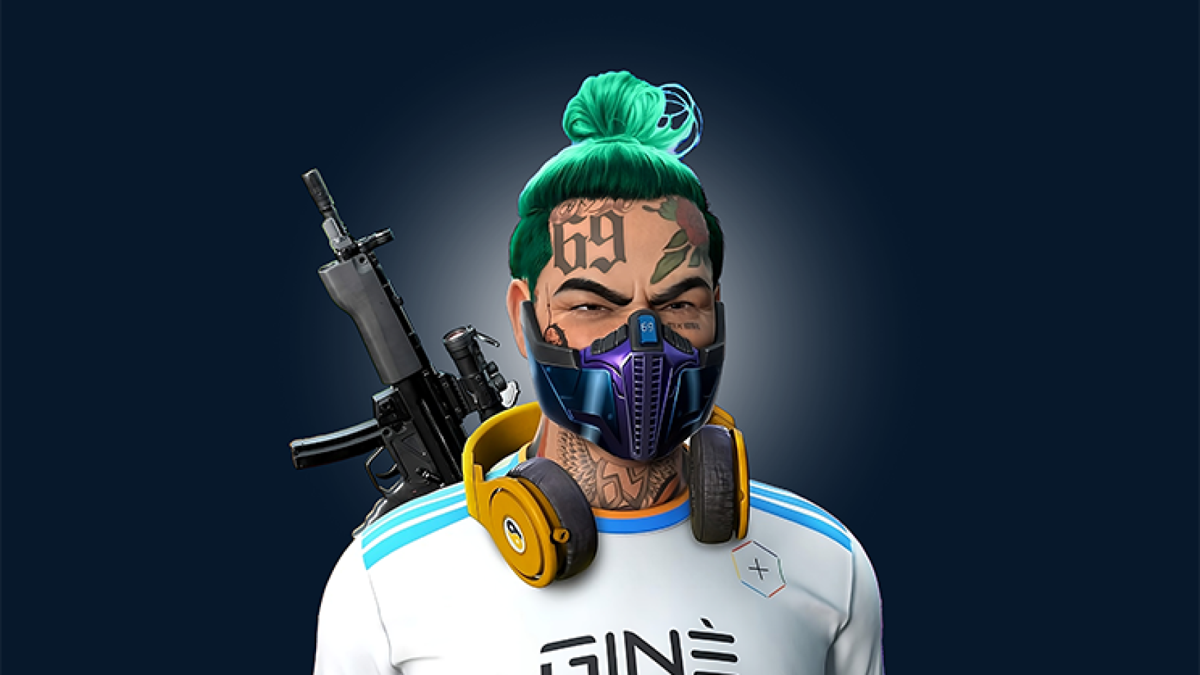 NFT art - NFT design - 6ix9ine Gine Realistic 3D NFT Art