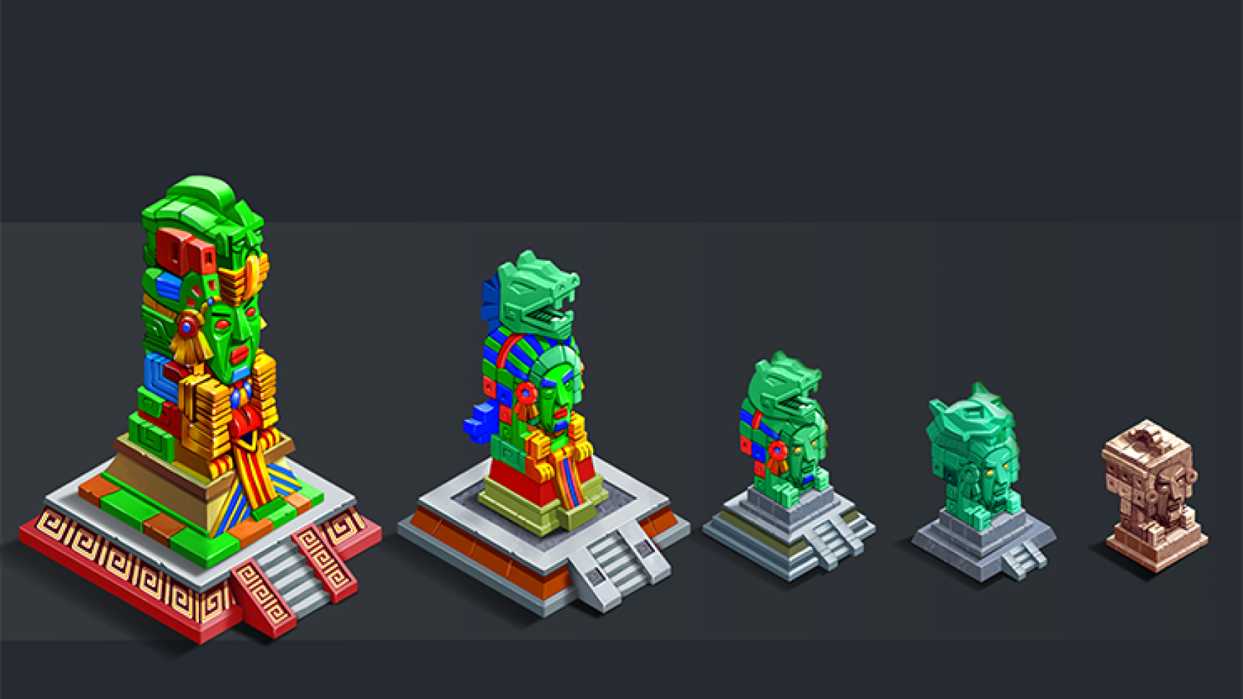 2D game art - prop design -2D game asset design in 5 levels