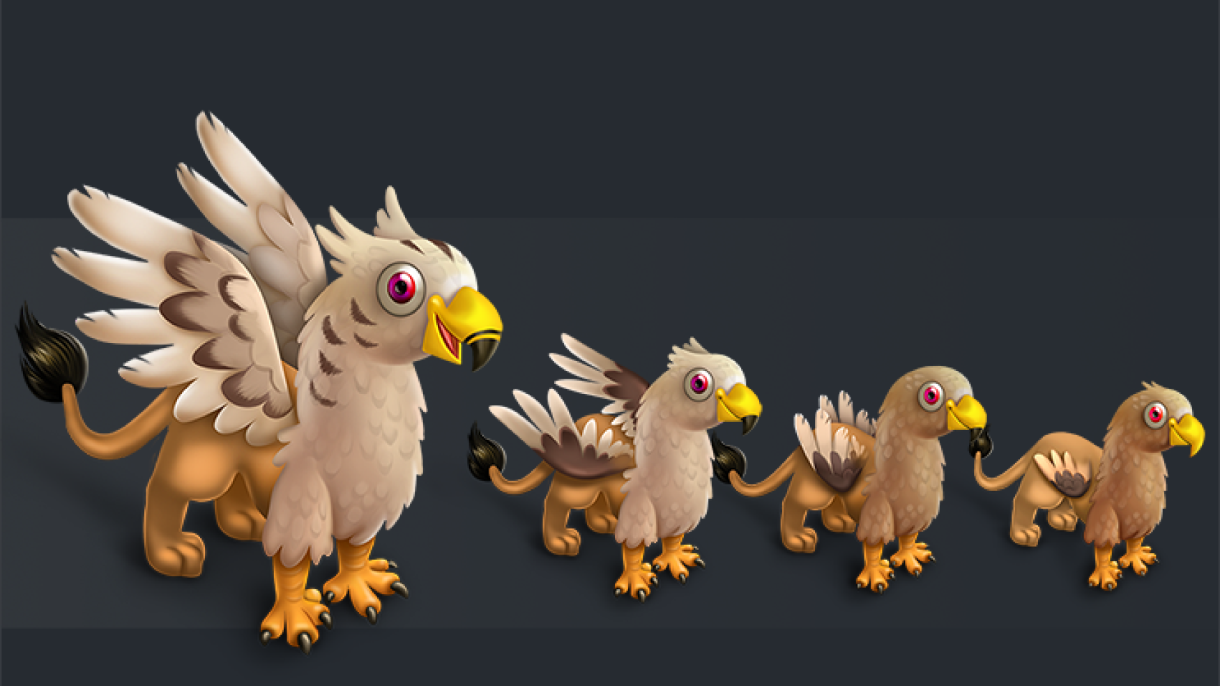 2D game art -prop design - 2D game character design in 4 levels