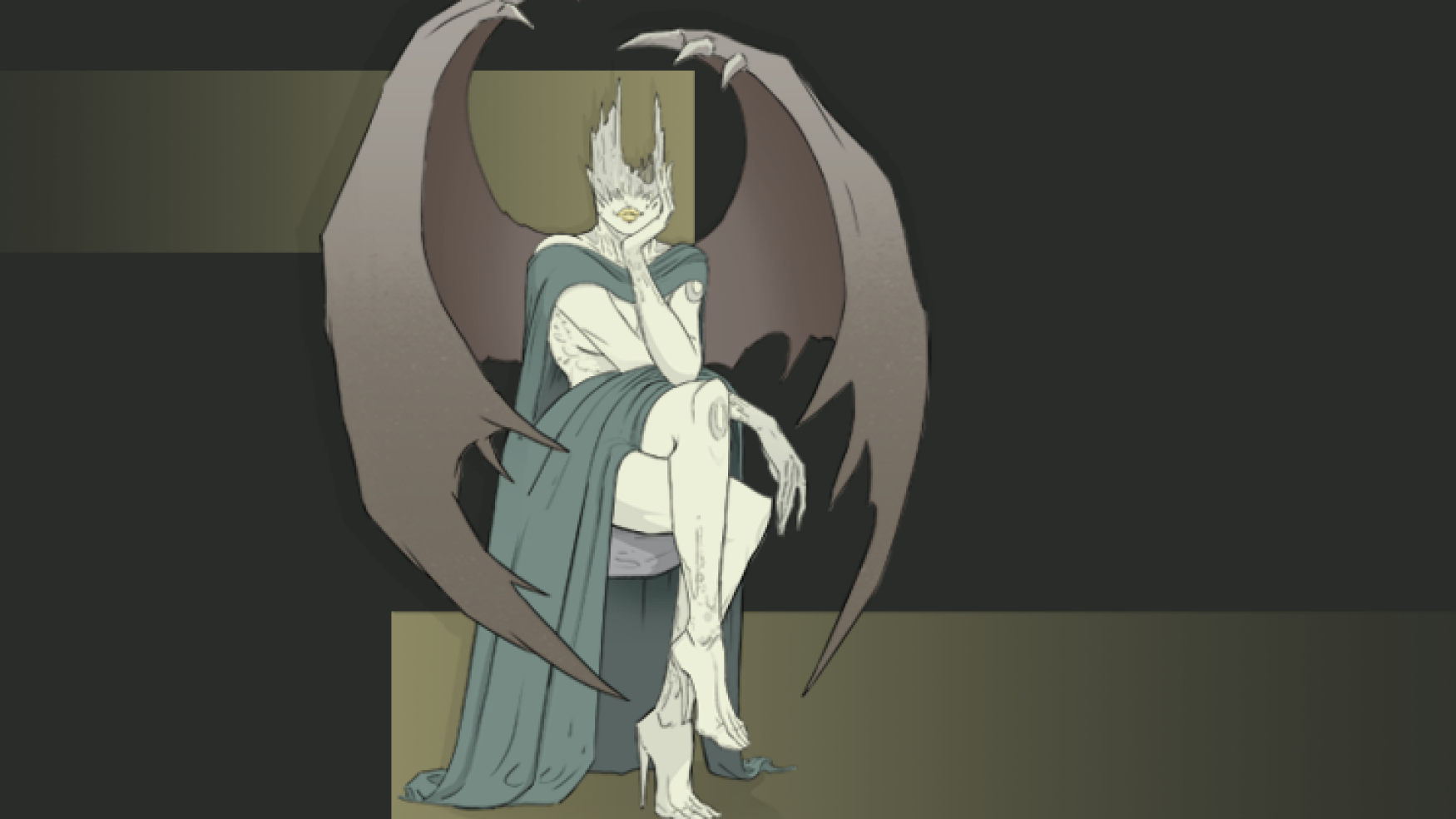 2D character concept art - 2D anime style character