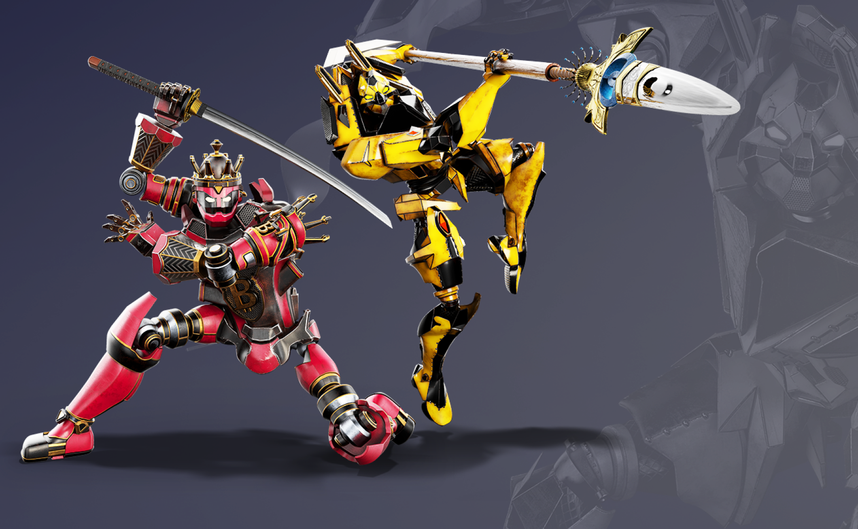 Character Modeling of robots with a fighting pose